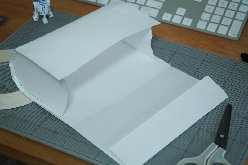 サドルバッグの型紙製作
