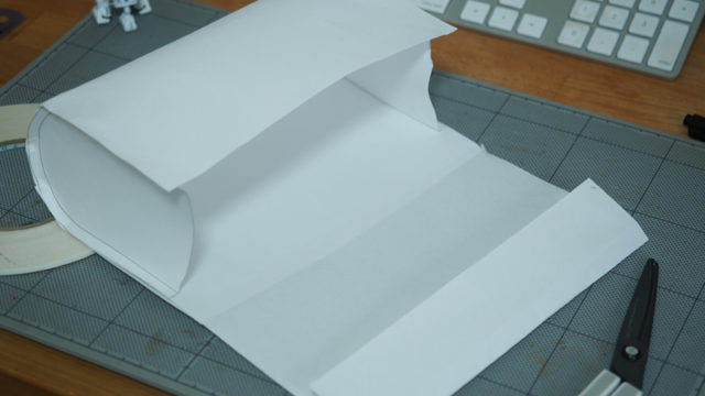 サドルバッグの型紙製作