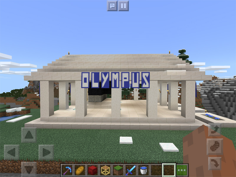 マインクラフトでOLYMPUS OM-D E-M5を祀る神殿を建築