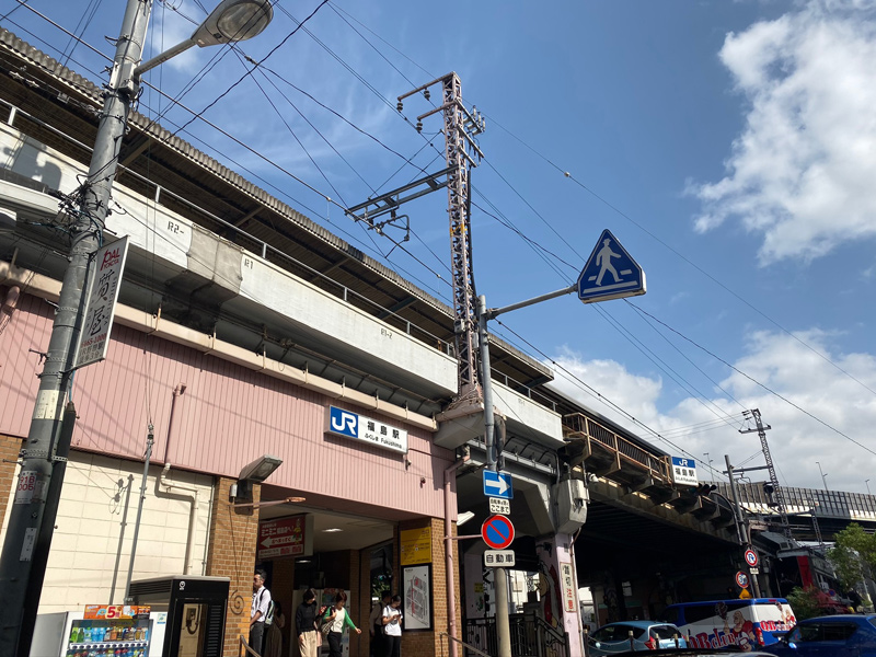 大阪環状線 福島駅を通過